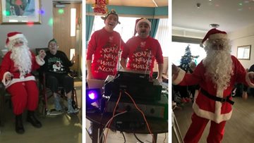Disco fever as Hyde care home hosts Christmas party